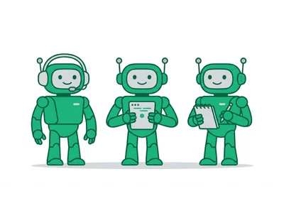 3種類のAIスタッフがセット